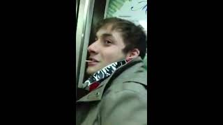 Video thumbnail of "SAX BATTLE IN NYC SUBWAY (original duh...)"