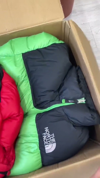 I ordered 15kg of North Face Puffers😳 see what I got... #shorts #northface  #unboxing