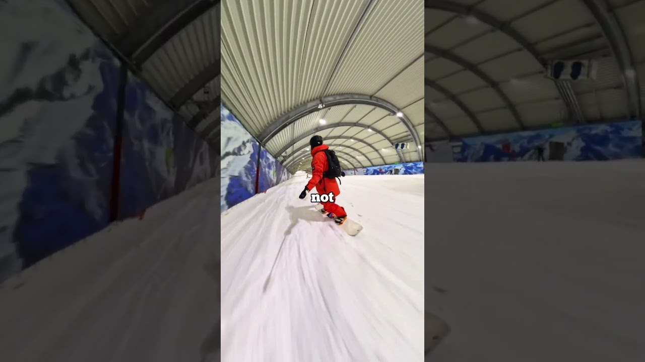 Steepest indor ski slope in Europe!😍 (Snowworld Zoetermeer, The Netherlands)