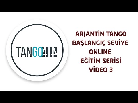 Arjantin Tango Dansı Başlangıç Seviye Ders 3 Cross Step #tangokursu