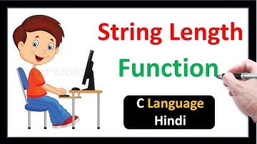 Strlen Function | How to find length of String in C Language-Hindi