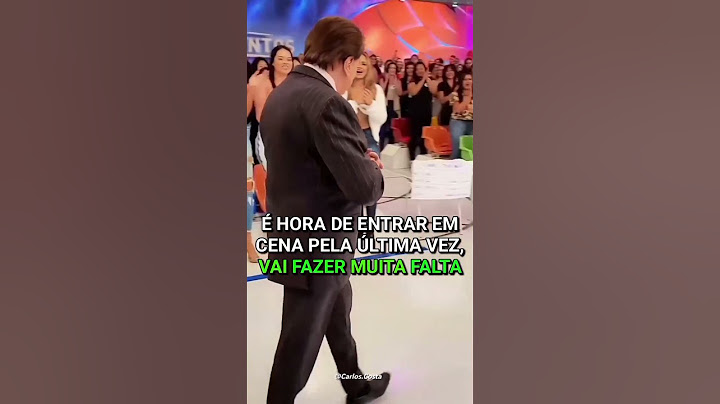 Silvio Santos chegando para transmitir seu último programa