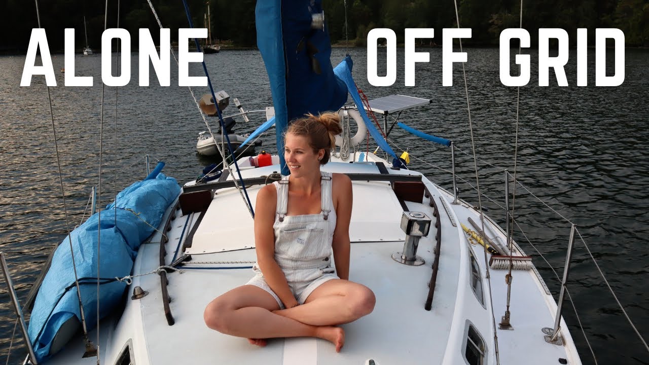Alone Off Grid | Daily Routines of Boat Life