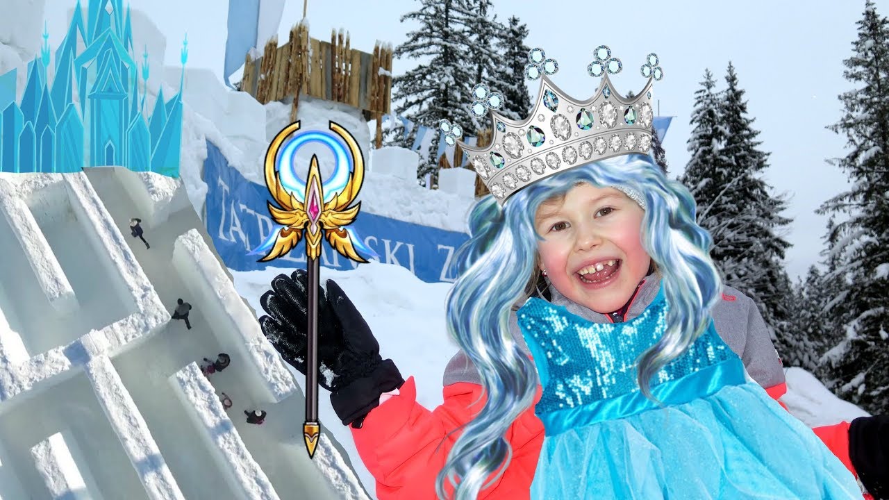 LODOWY ZAMEK I LODOWY LABIRYNT - SZUKAMY WYJŚCIA Z LABIRYNTU :) FERIE 2018