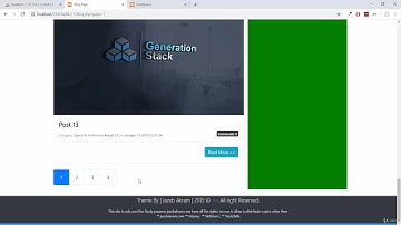 CMS Active Current Page on Pagination Using PHP