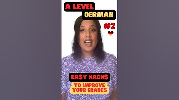 A Level German | How To Improve Your Grades & Confidence - AQA, Edexcel & Eduqas - Hack 2 #german