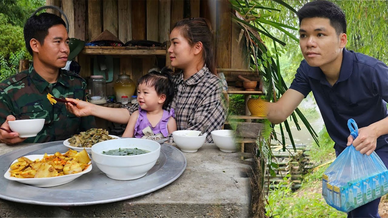 The Real Life of a 17-Year-Old Eggplant Seller - Family Meals and Her Husband's Change?
