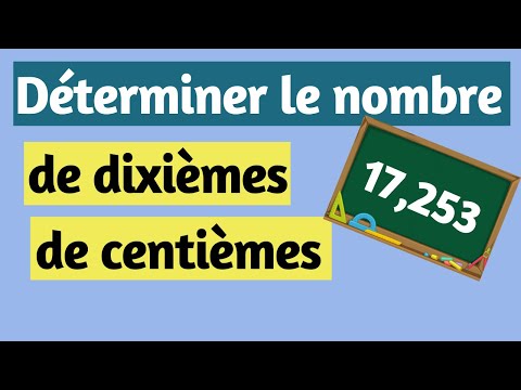 Vidéo: Où est le millième dans un nombre décimal ?