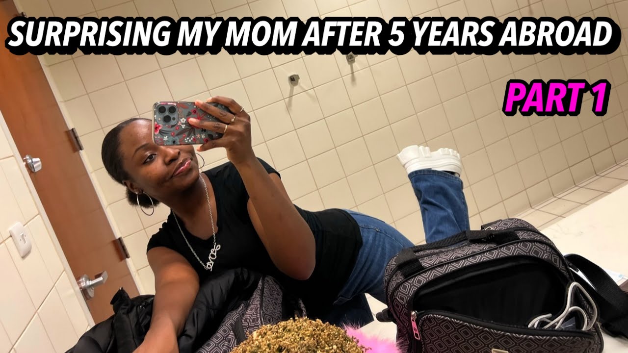 GOING BACK TO ZIMBABWE🇿🇼|| surprising my mom after 5 years|| emotional ...