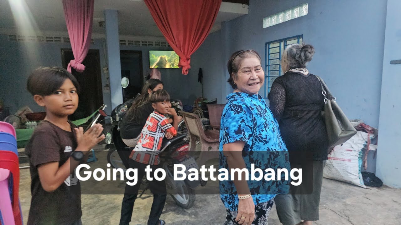 Going to Sok's family in Battambang.  Phnom Kroper (Alligator Mountain)