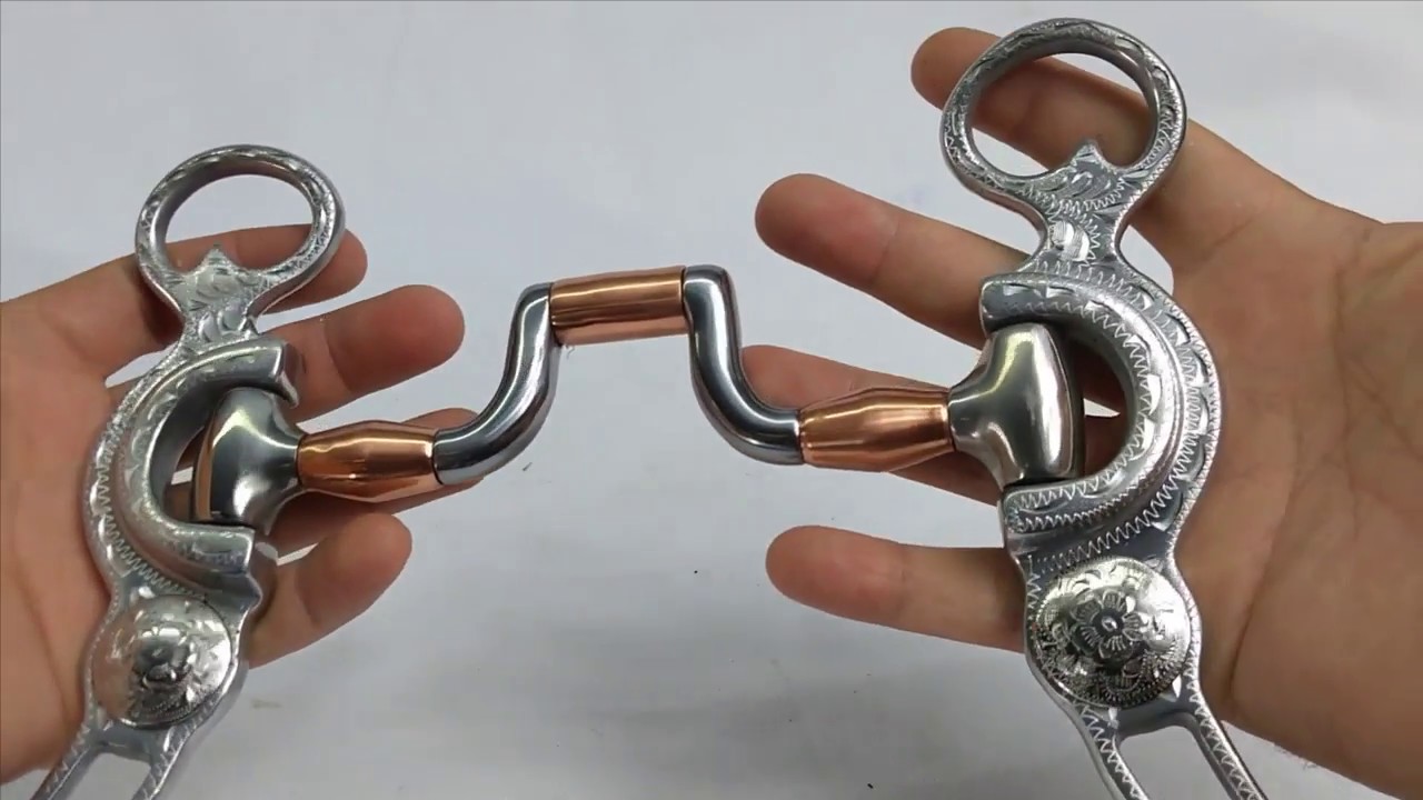 Freio para Cavalo Importado Partrade 257615 FG Brushed Short Level 2