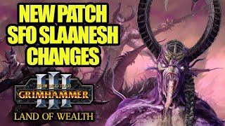 NEW - SLAANESH Campaign Changes SFO Grimhammer 3 Patch - Total War Warhammer 3 - Mod Review