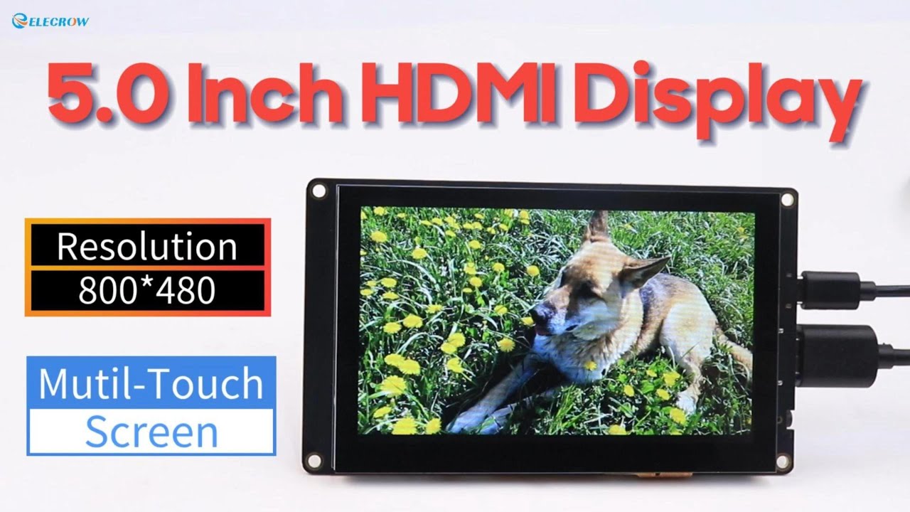 5inch 800*480 Resolution Mini Display for Raspberry Pi Compatible