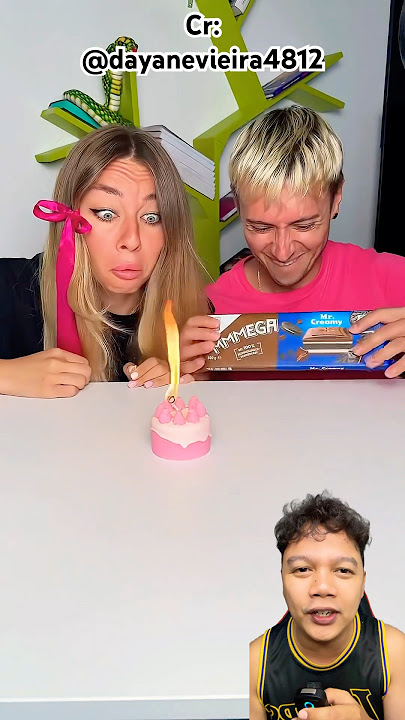 I THOUGHT IT WAS A CAKE, BUT IT WAS JUST CANDLES⁉️ Cr: ​⁠@dayanevieira4812