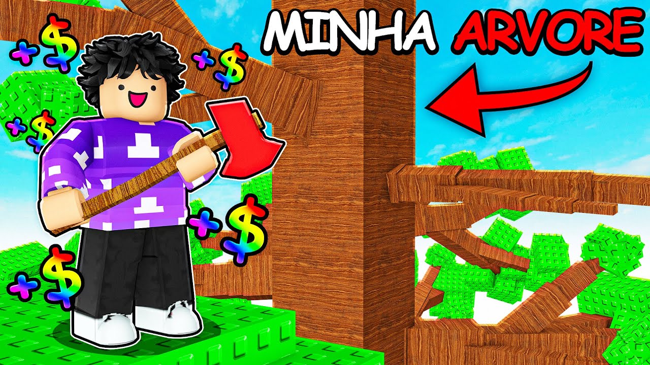 Gastando TRILHÕES melhorando a ÁRVORE MAIS RARA do Roblox!