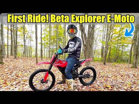 Quick look: Beta USA's new Explorer – 100% electric E-Moto bike