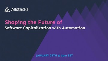 Shaping the Future of Software Capitalization with Automation