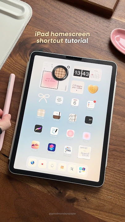 How to create custom app icons on your iPad! 💫 (no shortcut notification banner) #ipad #shortcut