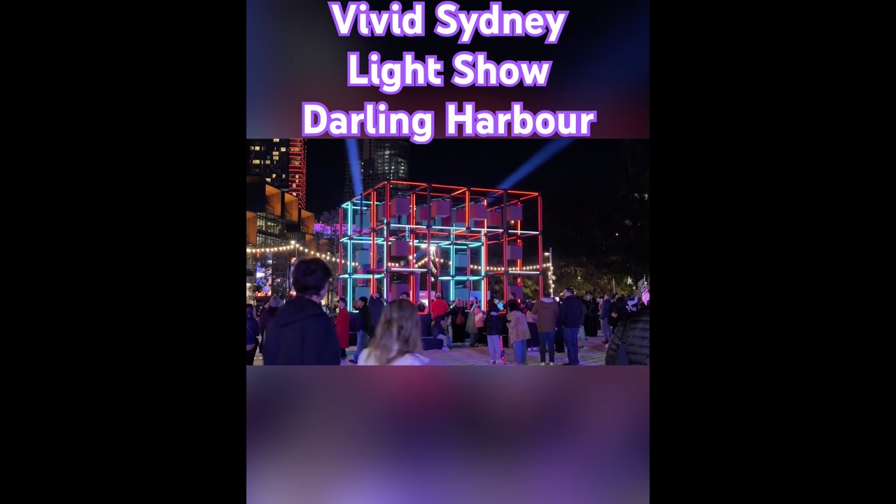 Vivid Sydney Light Show, Darling Harbour @Pianoguitartravel