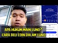 cara jual beli luno dan apa hukum main luno ( btc )ni?