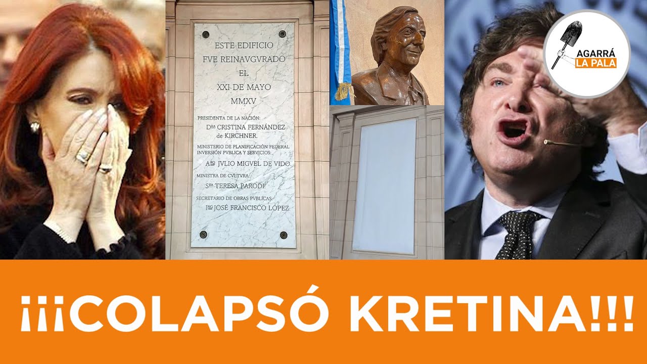 ¡COLAPSÓ KRETINA! MILEI LE PUSO EL ÚLTIMO CLAVO EN EL ATAÚD AL CENTRO CULTURAL KIRCHNER "Se taparon"