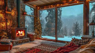 Cozy Wooden Cabin Ambience - The Sound Of Fireplace To Help Forget Worries Healing Insomnia