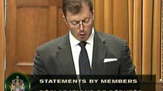 Member Statement by Rob Anders on September 23, 2010