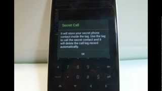 Use NFC tag to make a secret call screenshot 1