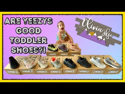 Video: Yeezy Nye Sandaler For Barn Som Fanger