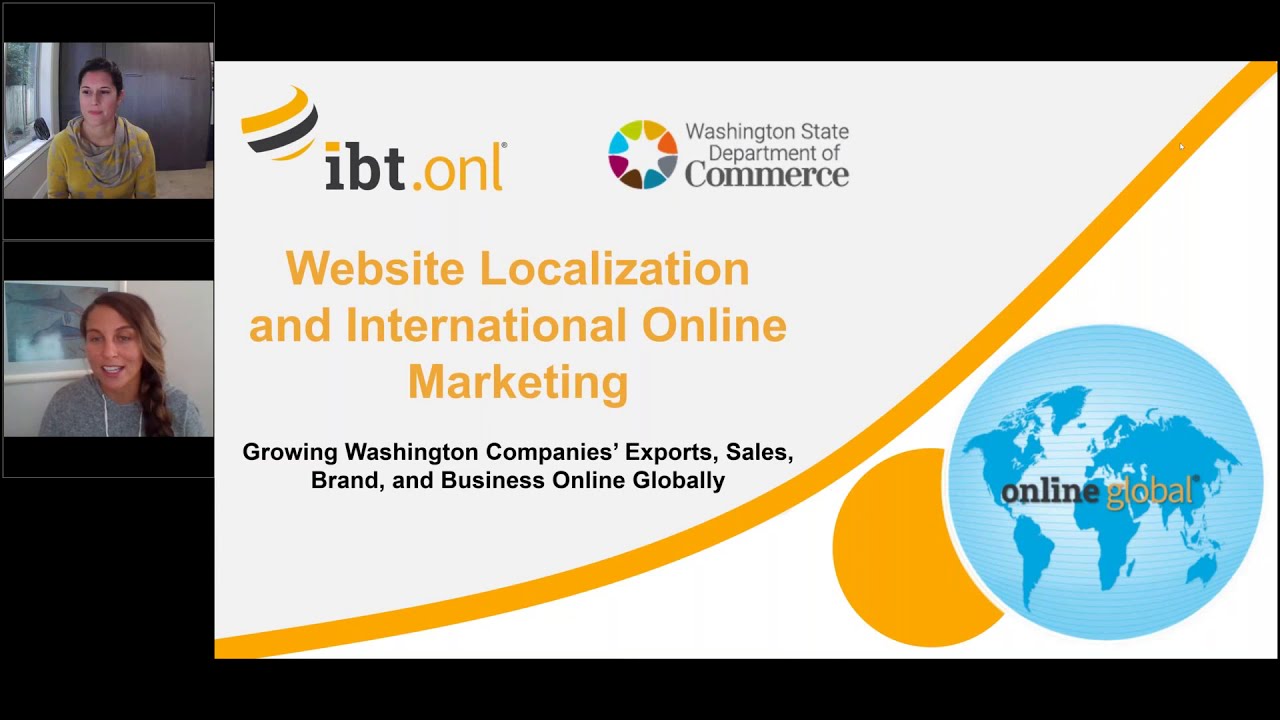Website Localization and International Online Marketing - Washington