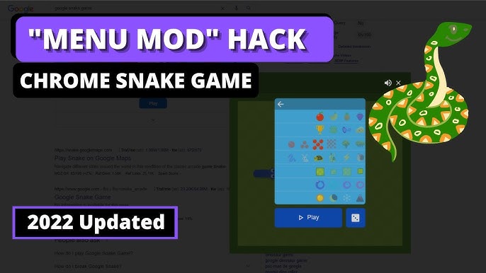 How to Get Mods on Google Snake {March 2022} Gaming Info!
