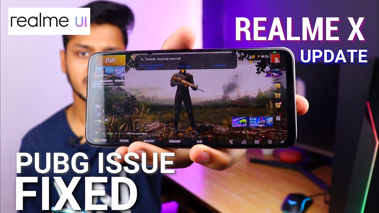 REALME UI New Update in Realme X Bugs Fixed with PUBG and Game Space Problems: RMX1901EX_11.C.02