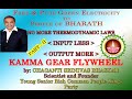 Nomorethermodynamic lawskammagearflywheelinput lessoutput moreby chagantibhaskar  part ii