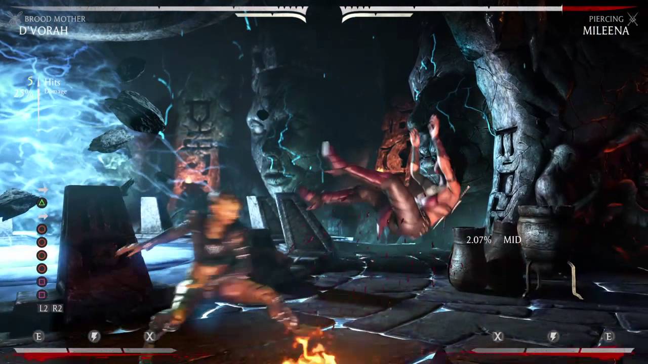 Mortal Kombat X - D'vorah Brood Mother 51% X-Ray Combo camera iphone 8 plus apk