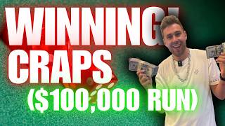My BEST Craps Run on YouTube! ($100,000)