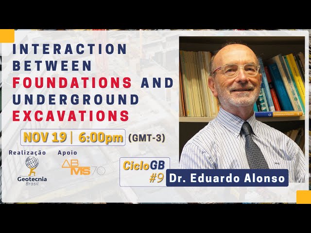 Interaction between Foundations and Underground Excavations | Dr. Eduardo Alonso - CicloGB #9