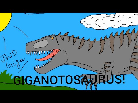 Drawing Giganotosaurus in ibisPaintX! (Better version!)