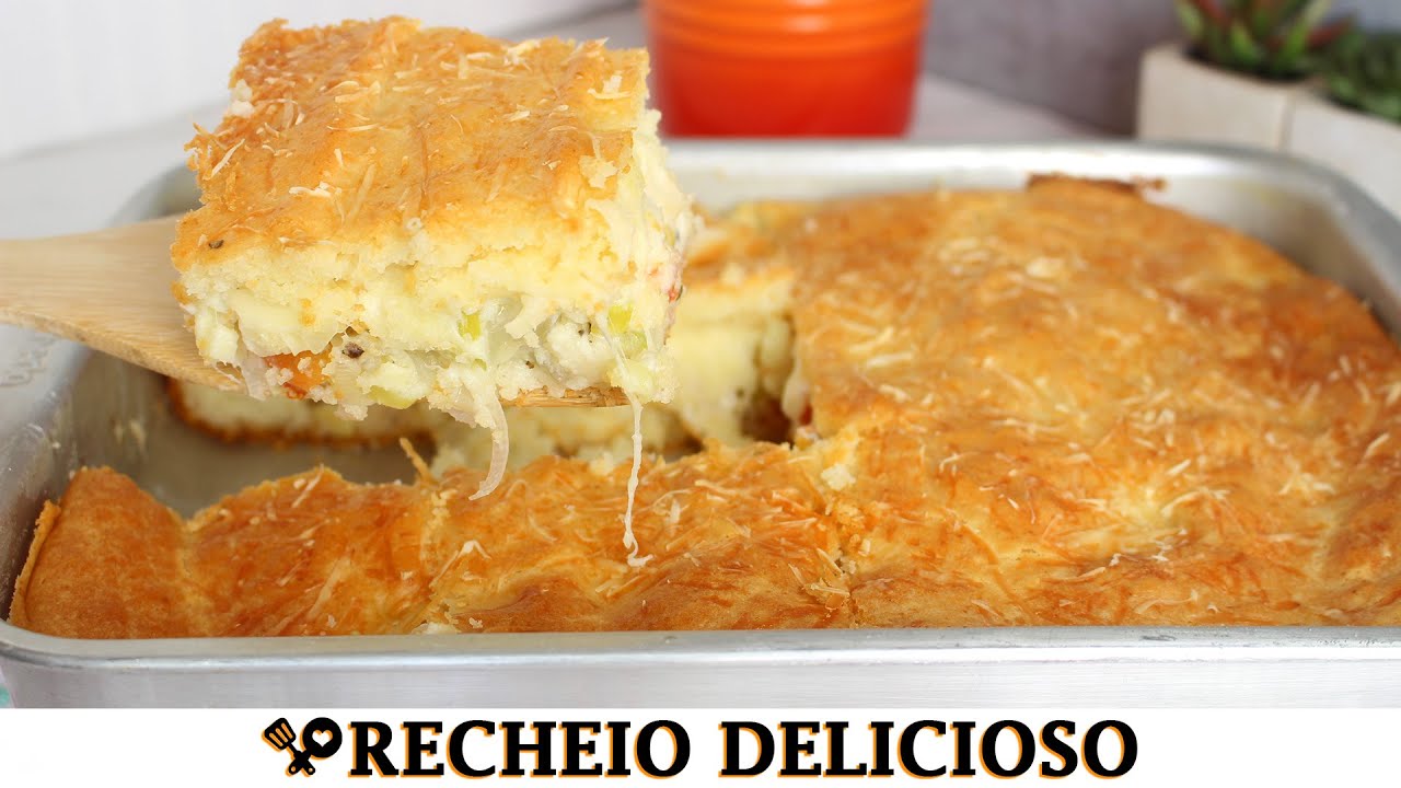 TORTA DE PALMITO E ALHO-PORÓ - RECEITAS QUE AMO