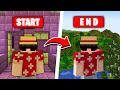 Beating Minecraft Backwards in Hardcore Difficulty