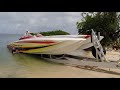 Key largo Caribbean club boat Ramp chit show | Trying to get the Donzi back back in the water