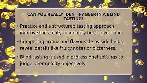 Can You Really Identify Beer In A Blind Tasting? - The Pint Guy