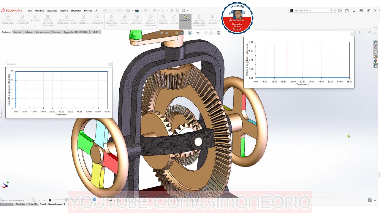 Differential Gear Train 1 STOP YouTube