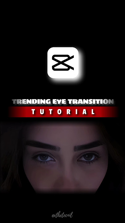 Eye to Car Transition in CapCut - Tutorial #shorts