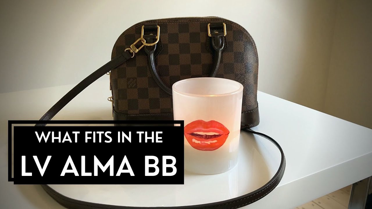 Louis Vuitton Alma BB in Limited Edition DA - Review, Wear & Tear + What  Fits Inside! 