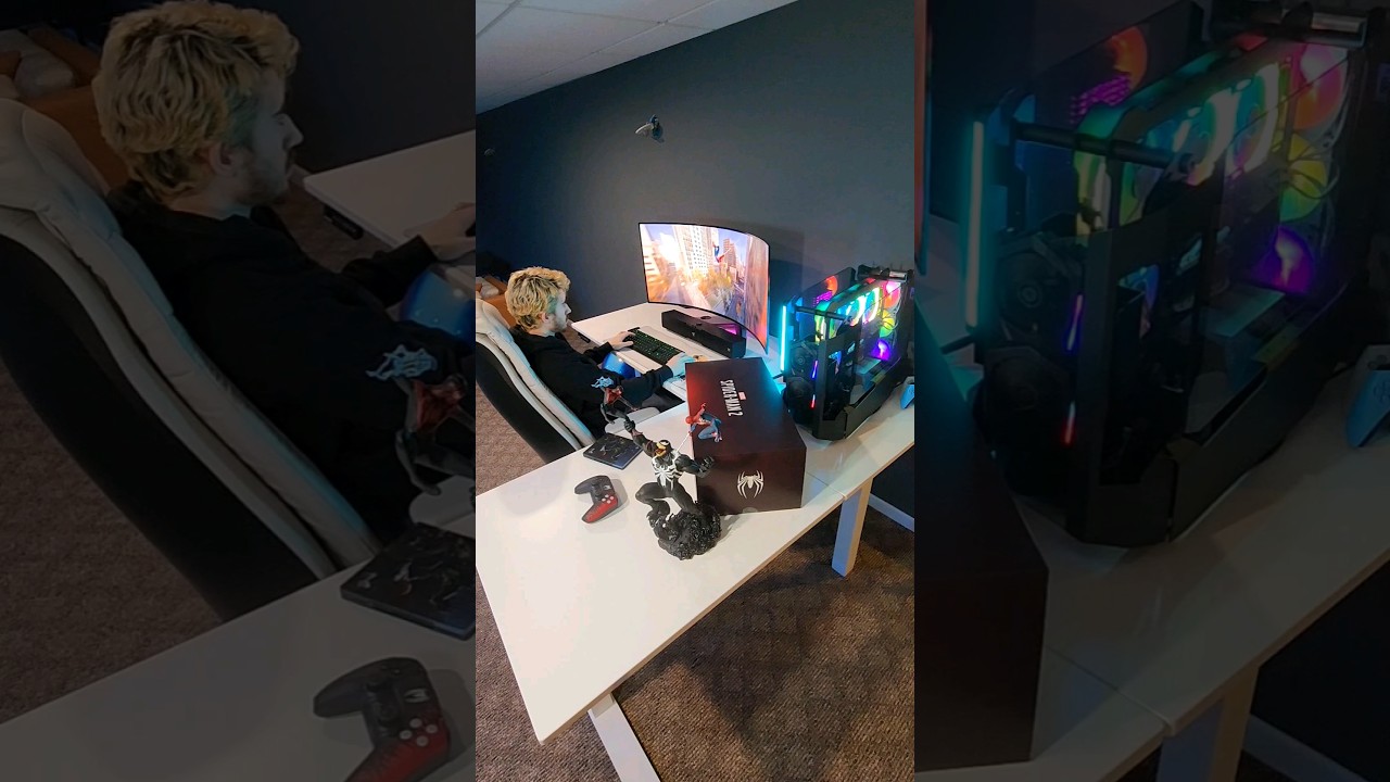 UNBOXING SPIDER-MAN 2 CE & Gaming on 45" LG UltraGear OLED Monitor 🥹🎮 