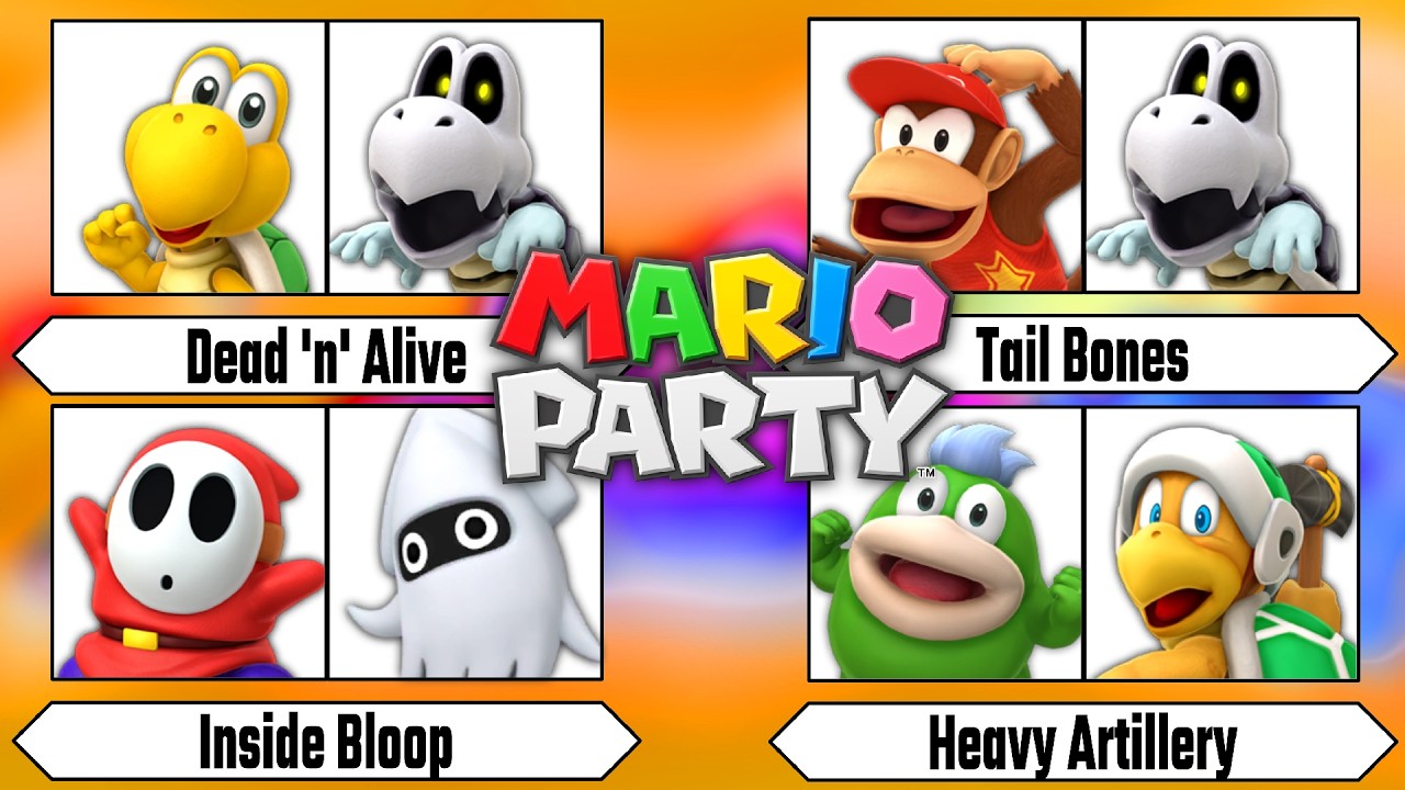 I Made Team Names For Every CUT Character in Mario Party