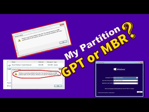 How to check partition / Hard disk GPT or MBR on windows xp, 7, 8, 8.1, 10, 11