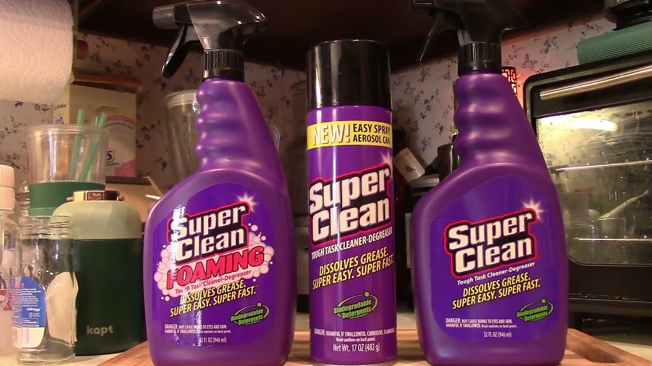 Super Clean Tough Task Cleaner-Degreaser Review 