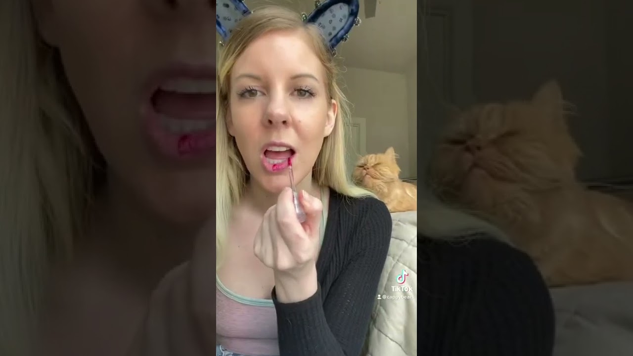 My cat chooses my makeup for the day 🐱