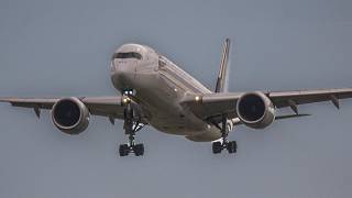 Singapore Airlines A350 941 Spectacular Overcast Landing At Christchurch Airport Chc Nzch
